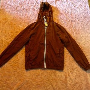 Denim and Flower brown men’s zip up